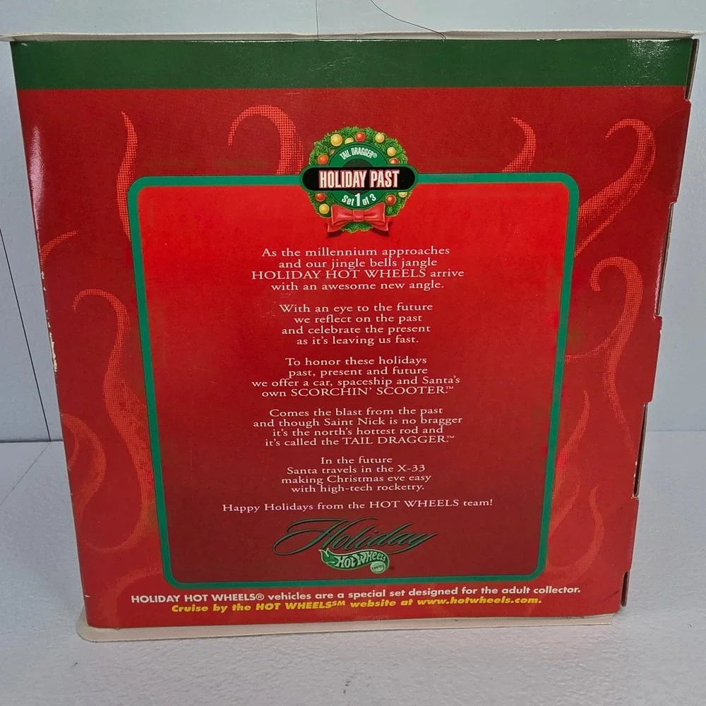VTG Hot Wheels Millennium Edition Holiday Past 1 of 3 Santa Speed Shop Elves Car